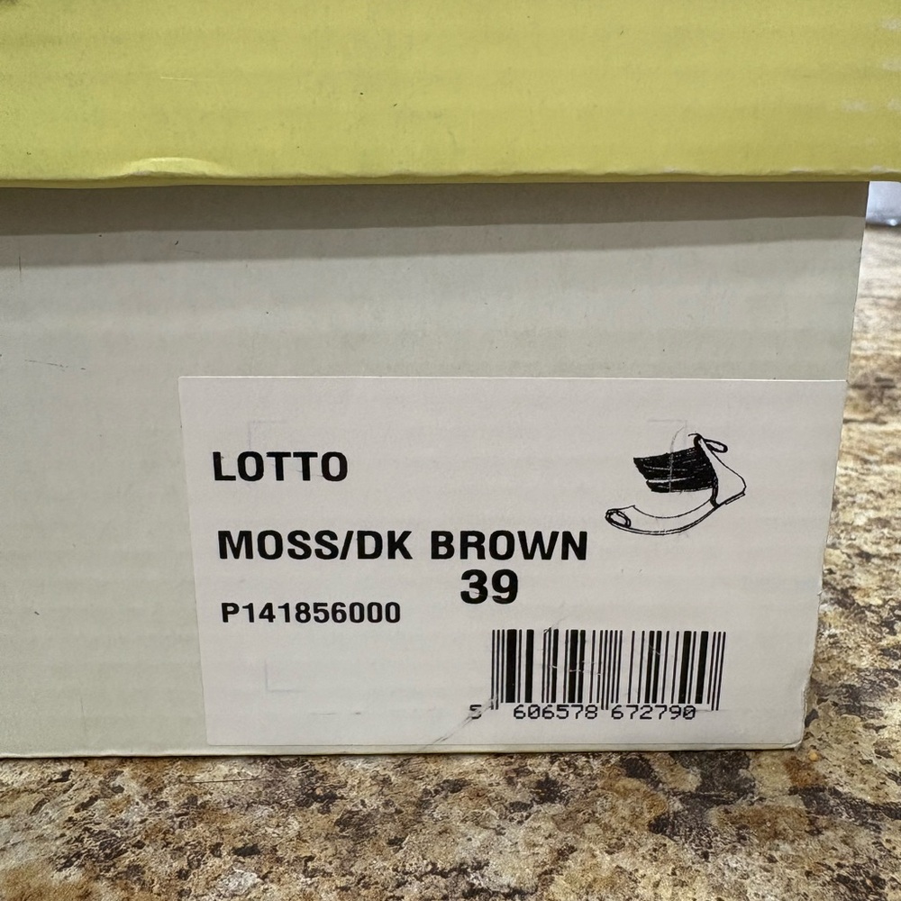 Fly London Lotto Olive and Dark Brown Sandals - Picture 4 of 8